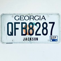 2016 United States Georgia Jackson County Passenger License Plate QFB8287 - $16.82