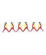 C&amp;H Solutions 3 Pairs (6 Ct) Parrot Flip Style Beach Towel Clips Jumbo S... - $346.87 MXN