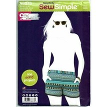 Simplicity Sewing Pattern 8373 Misses Shorts Size 8-18 - $10.76