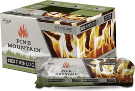 Pine Mountain Classic 4-Hour Wood Burning Firelog, 6-Log Design, And Cam... - $44.93
