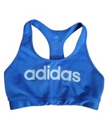 Adidas Climalite Blue Spellout Logo Athletic Sports Bra - Women&#39;s Medium - $183.95 MXN