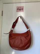 Coach Burnt Orange Heavy Soft Leather Hobo Shoulder Bag Purse #D0973-F13731 - $72.00