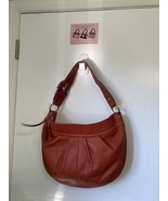 Coach Burnt Orange Heavy Soft Leather Hobo Shoulder Bag Purse #D0973-F13731 - $1,341.50 MXN