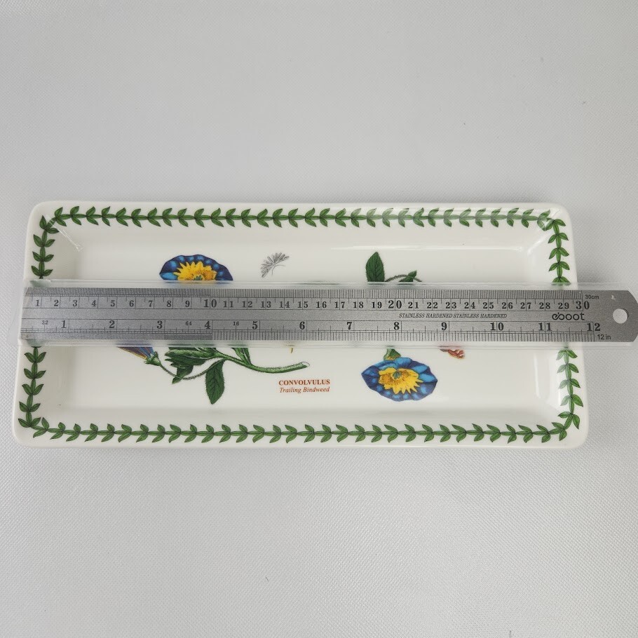 Portmeirion Botanic Gardens Trailing Bindweed Sandwich Tray 11.5 In. X  5.5 in Item image 5