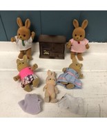 Lot Of Maple Town Rabbit Family Mother Father Girl Boy Dresser Furniture - $67.68 CAD