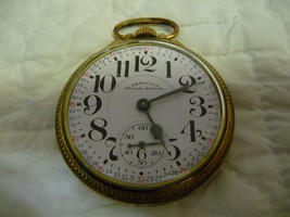 Vintage Hamilton pocket watch, 21 jewels, Railway Special - £251.22 GBP