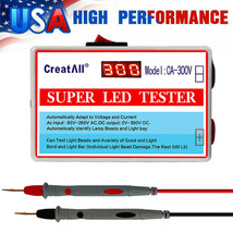 0-300V Portable Led Backlight Tester Tv Meter Repair Tool Lamp Beads Str... - £23.59 GBP