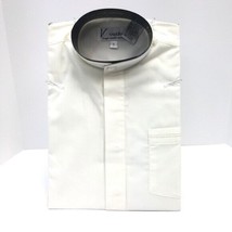 Valdise Boys Cream Dress Shirt Banded Collar with Pocket Sizes 8 - 18 - £19.97 GBP