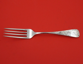 William Wilson and Son Sterling Silver Dinner Fork BC Flowers Geometric 7 3/4&quot; - £149.53 GBP