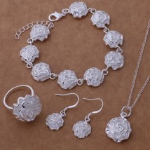 Hot new high quality silver color jewelry fashion simple women classic necklace  - £18.79 GBP