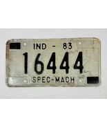 1983 Indiana Special Machinery License Plate 16444 - $15.84