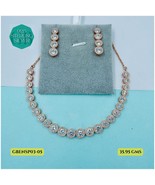 925 Silver Necklace &amp; Earrings - Premium Necklace Set - Exclusive Set - $135.78 CAD+