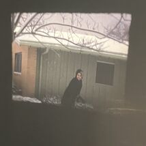 Super 8mm Home Movie Family Snow Winter Snowball Fight Motorcycle 1960s - $10.80