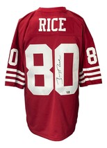 Jerry Rice Autografato San Francisco 49ers Mitchell &amp; Ness NFL Legacy Maglia - £309.42 GBP