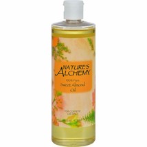 Nature&#39;s Alchemy 100% Pure Sweet Almond Oil - 16 fl oz, Botanicals and Herbs,... - £21.93 GBP