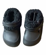 Crocs Classic Blitzen II Clogs Black Insulated Kid’s Size c8/9 - $701.80 MXN