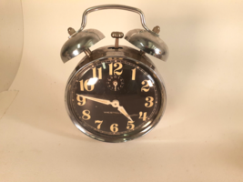 Retro-Styled Westclox Alarm Clock, Made in Brazil, 6&quot;T, Running - £17.64 GBP