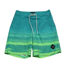 American Eagle AEO mens M Green board shorts swimming beach water pattern - $22.65