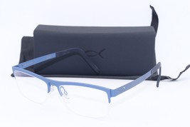 NEW BLACKFIN BF 734 COL. 551 RUSSEL BLUE ON BLACK AUTHENTIC EYEGLASSES 5... - $259.93