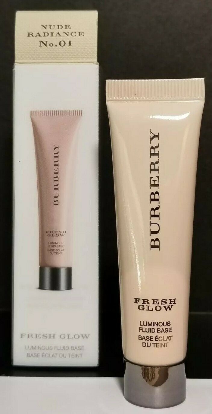 Burberry Face Fresh Glow Luminous Fluid Base No.01 Nude Radiance 0.40 fl oz NEW - $14.99