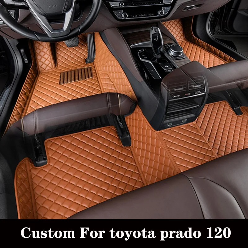 Custom Car Floor Mat For Toyota Prado 120 2002 2003 2004 2005 2006 2007 ... - £25.91 GBP+