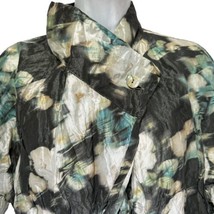 Bryn Walker Floral Taffeta Greta Cardigan Jacket Size M - £102.86 GBP