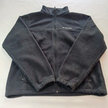 Columbia Sportswear Men&#39;s Fleece Jacket Medium Black Full Zip Pockets RN... - $305.98 MXN