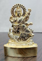 Saraswati Idol Sarasvati Statue Murti 6.5 Cm Height Energized - $11.99