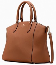 Kate Spade Parker Satchel Brown Leather K8214 Warm Gingerbread NWT $399 Retail - £109.99 GBP