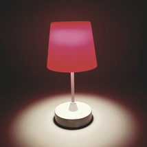 Roane LED Rechargeable Wireless 3 Steps Table Lamp for indoor and outdoor - Pink - £13.36 GBP