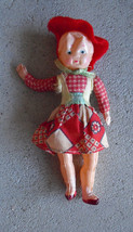 Vintage 1930s Japan Celluloid Cowgirl Character Girl Doll 3 3/4&quot; Tall - £13.42 GBP