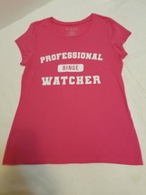 PROFESSIONAL BINGE WATCHER Novelty Tee Womens XL - $10.88