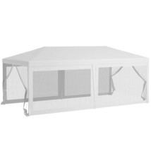 Outsunny 10&#39; x 20&#39; Party Tent Canopy - White - $195.99