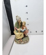 Vintage Ceramica Creativa,&quot;Grandmother &amp; Granddaughter&quot; Porcelain Figuri... - $18.00