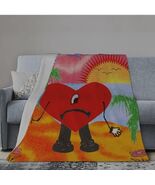 Bad Bunny Lightweight Soft  50x60 Throw - $41.81 CAD