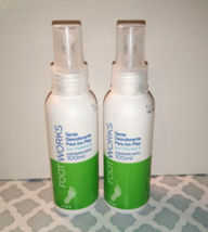 2 AVON Footworks Deodorant Spray Eliminate Bad Odor with Vitamin E-2 Pac... - $357.34 MXN