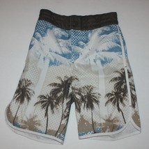 Gymboree The Islands Boy&#39;s Palm Print Swim Trunks Shorts size 5 - £7.86 GBP