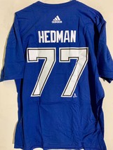 adidas  NHL T-Shirt Tampa Bay Lightning Victor Hedman Blue sz 2X - £6.61 GBP