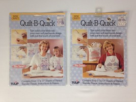 Quilt-B-Quick Craft Lot Happy Couple Bandana Bunnies No Sew Easter Iron ... - £6.77 GBP