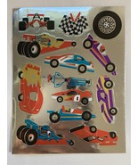 1 Sheet VINTAGE FOIL Race Car  Drag Stock  Slot Stickers - $20.30 CAD