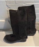 Sorel Slimboot Tall Black Women’s Size 6.5 leather NL2108-010 Rain Snow - $1,398.04 MXN