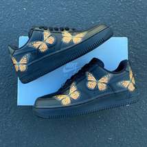 Custom Nike Air Force 1 Monarch ButterFLY - Men&#39;s And Women&#39;s Shoes - £207.53 GBP