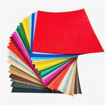 VibrantCrafts 32-Piece Felt Fabric Set - Colorful 5x5&quot; Felt - $21.77