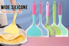 Kitchen Silicone Non-stick Cooking Utensils Shovel Pizza Spatula Scraper Tools - £4.19 GBP