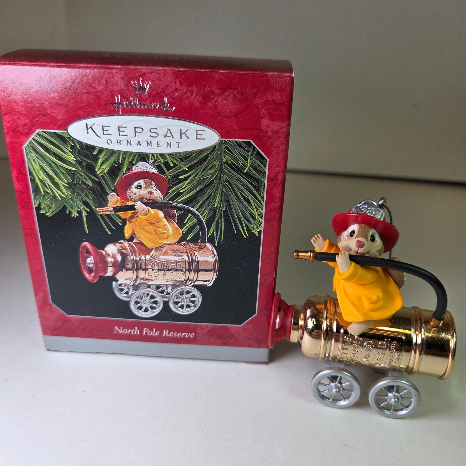 Hallmark Keepsake Ornament North Pole Reserve 1998 Christmas Mouse - $4.99