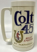Thermo-Serv COLT 45 MALT LIQUOR Vintage Beer Mug Retro Drinkware MADE IN... - $9.71