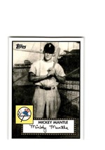 2007 Topps 1952 Design Story Card #MMS14 Mickey Mantle New York Yankees HOF - £1.56 GBP