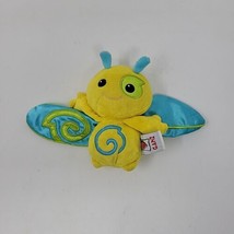 Ganz Webkinz Plush Zumbuddy Zip Butterfly Stuffed Animal Yellow Blue No Code 5" - $14.01