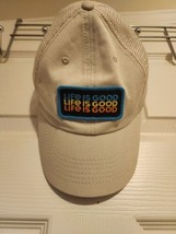 Life is Good A Soft Mesh Back Cap One Size Adjustable Back - £7.72 GBP