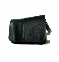 NEW BTB Los Angeles Handbag Small Black Leather Flap Crossbody Bag *LOVELY* - £37.59 GBP